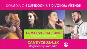 Ružomberok: Divadelné predstavenie CandyCrush.sk v Divadelnom štúdiu RosArt